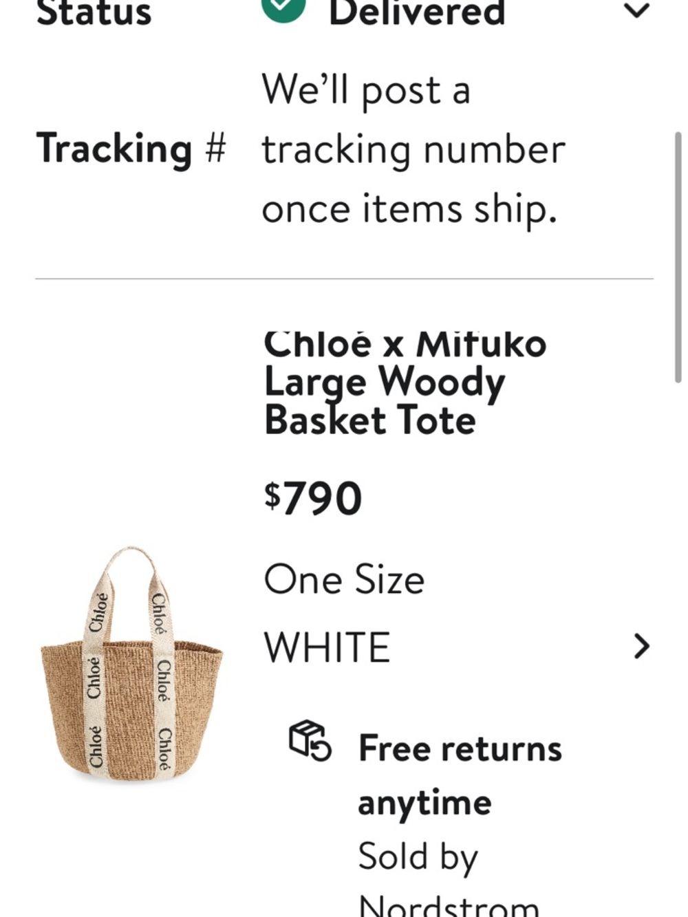 Chloé Natural Raffia Mifuko Tote with Logo Canvas Straps - Picture 8 of 8